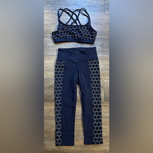 ATHLETA Leggings and top set pants XS top S - Picture 1 of 6